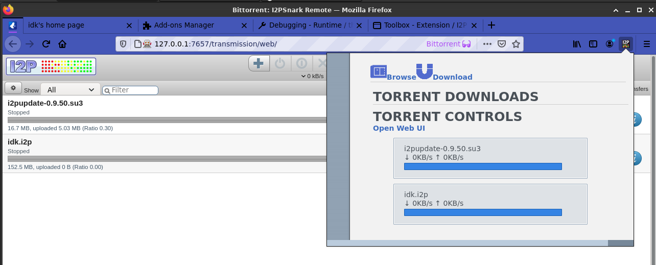 Monitoring torrents